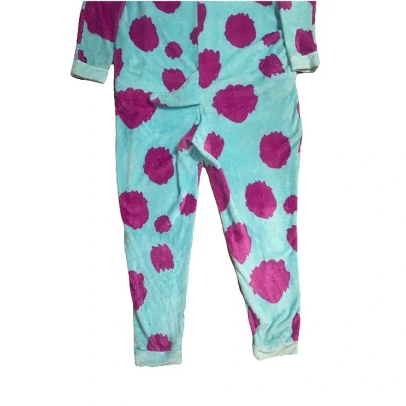 Disney Monsters Inc Sully Cosplay One Piece Pajamas Adult Costume 3X (22/24W) - Picture 7 of 11